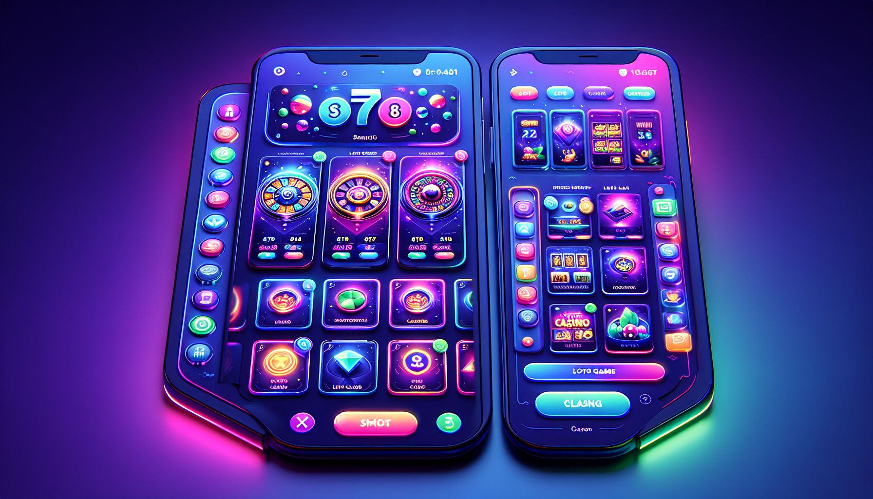 Mobile phone displaying 777SH app interface with slot games and live casino